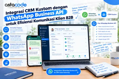Integrasi CRM Kustom dengan WhatsApp Business API untuk Efisiensi Komunikasi Klien B2B