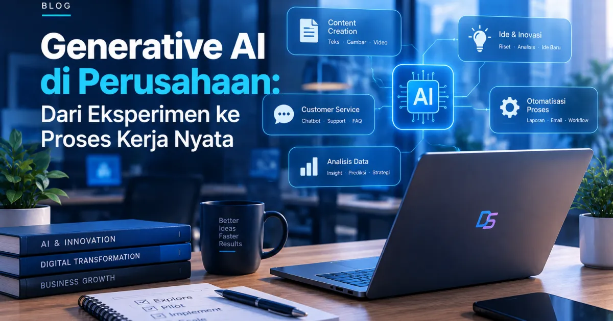 Generative AI di Perusahaan: Dari Eksperimen ke Proses Kerja Nyata
