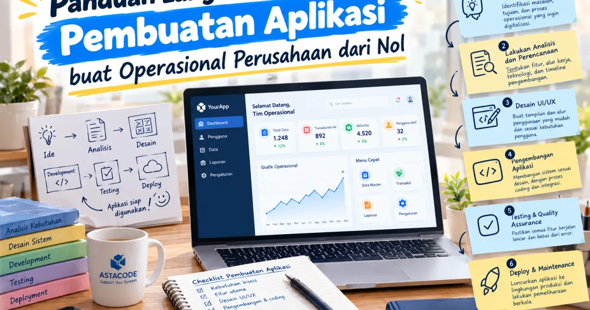 Panduan Langkah Demi Langkah Pembuatan Aplikasi buat Operasional Perusahaan dari Nol