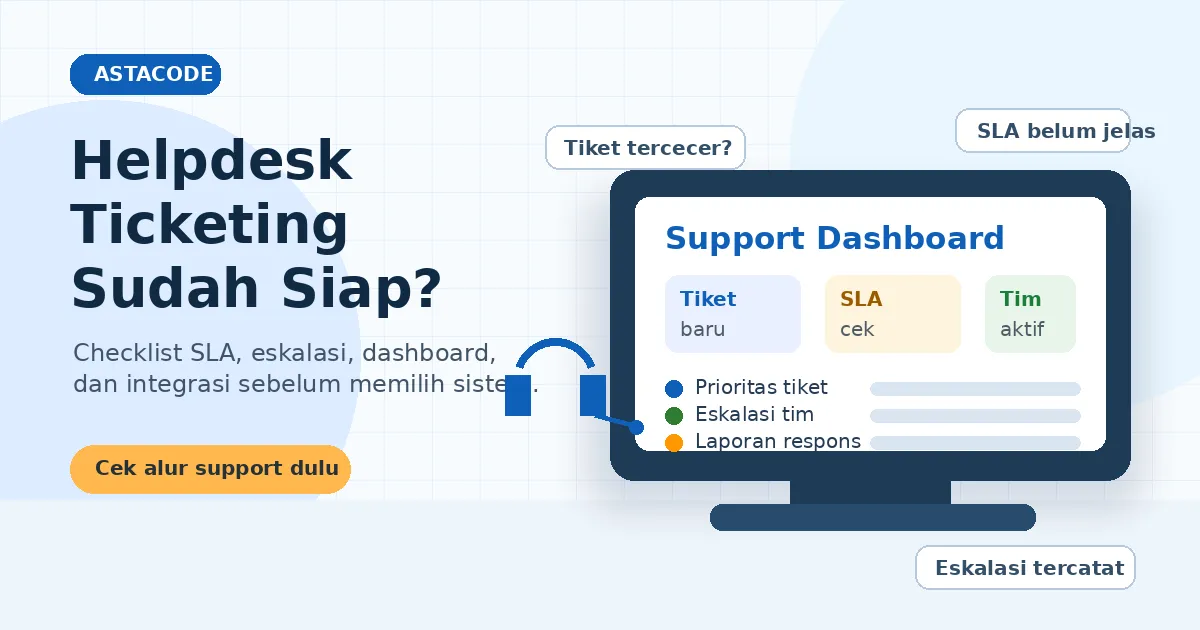 Checklist Memilih Sistem Helpdesk Ticketing untuk Tim Support