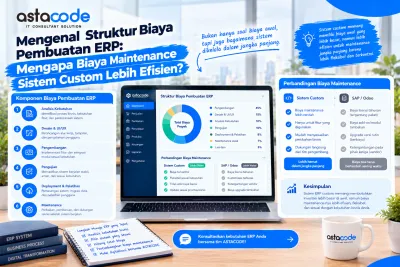 Mengenal Struktur Biaya Pembuatan ERP: Mengapa Biaya Maintenance Sistem Custom Lebih Efisien?