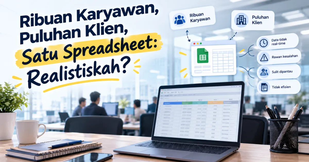 Ribuan Karyawan, Puluhan Klien, Satu Spreadsheet: Realistiskah?