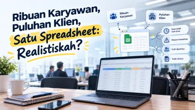 Ribuan Karyawan, Puluhan Klien, Satu Spreadsheet: Realistiskah?