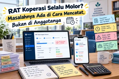 RAT Koperasi Selalu Molor? Masalahnya Ada di Cara Mencatat, Bukan di Anggotanya