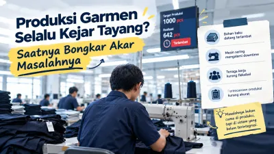 Produksi Garmen Selalu Kejar Tayang? Saatnya Bongkar Akar Masalahnya