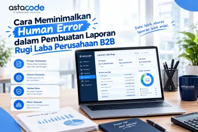 Cara Meminimalkan Human Error dalam Pembuatan Laporan Rugi Laba Perusahaan B2B