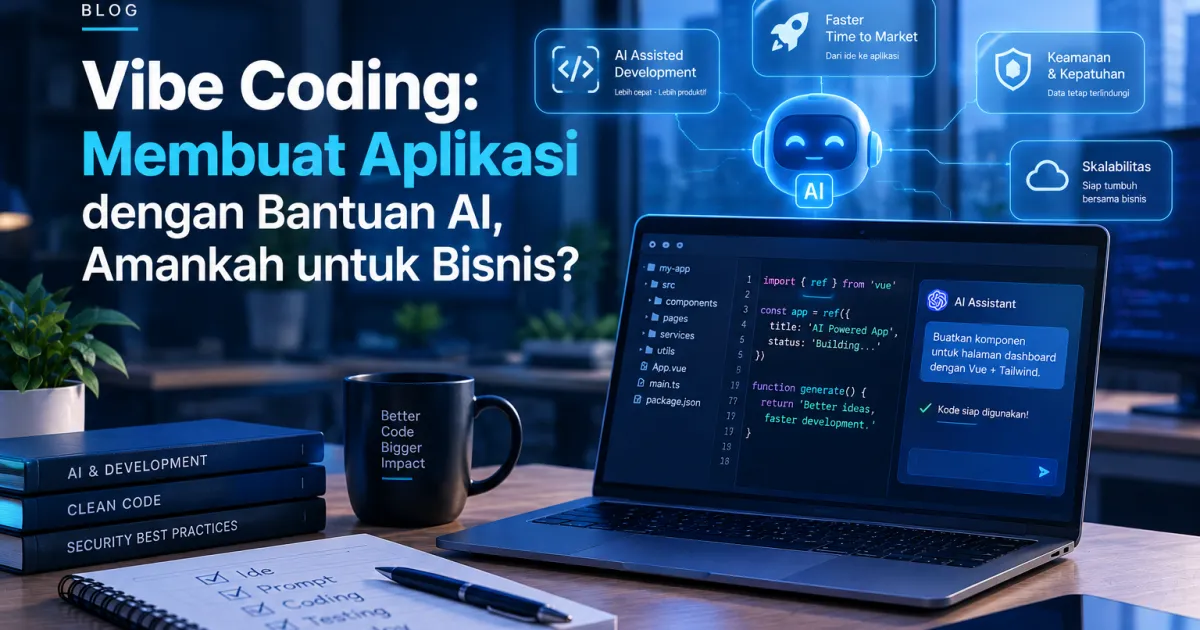 Vibe Coding: Membuat Aplikasi dengan Bantuan AI, Amankah untuk Bisnis?