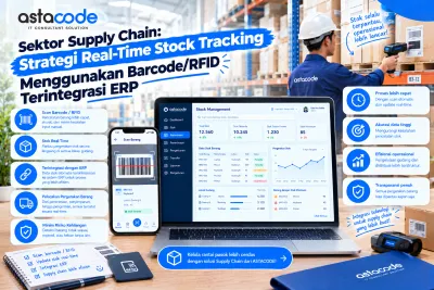 Sektor Supply Chain: Strategi Real-Time Stock Tracking Menggunakan Barcode/RFID Terintegrasi ERP