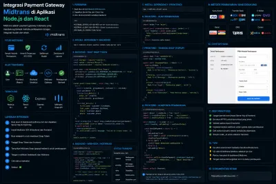 Integrasi Payment Gateway Midtrans di Aplikasi Node.js dan React