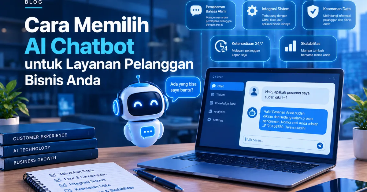 Cara Memilih AI Chatbot untuk Layanan Pelanggan Bisnis Anda