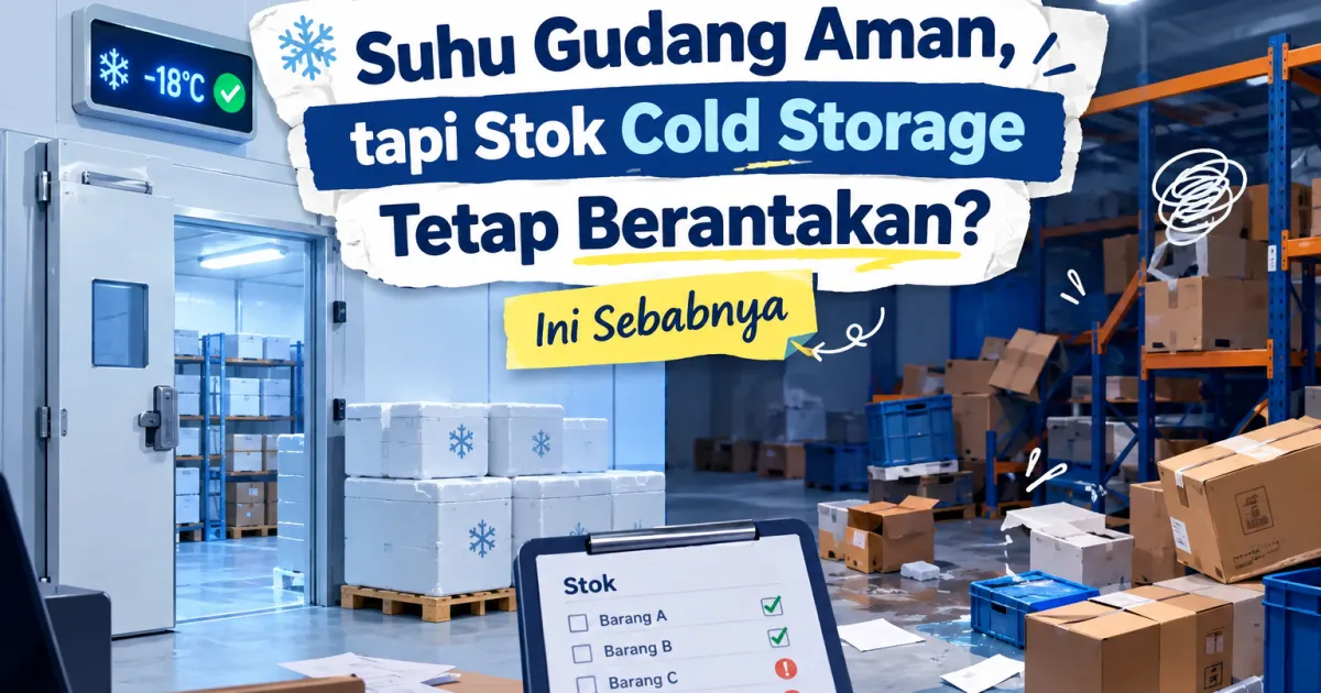 Suhu Gudang Aman, tapi Stok Cold Storage Tetap Berantakan? Ini Sebabnya