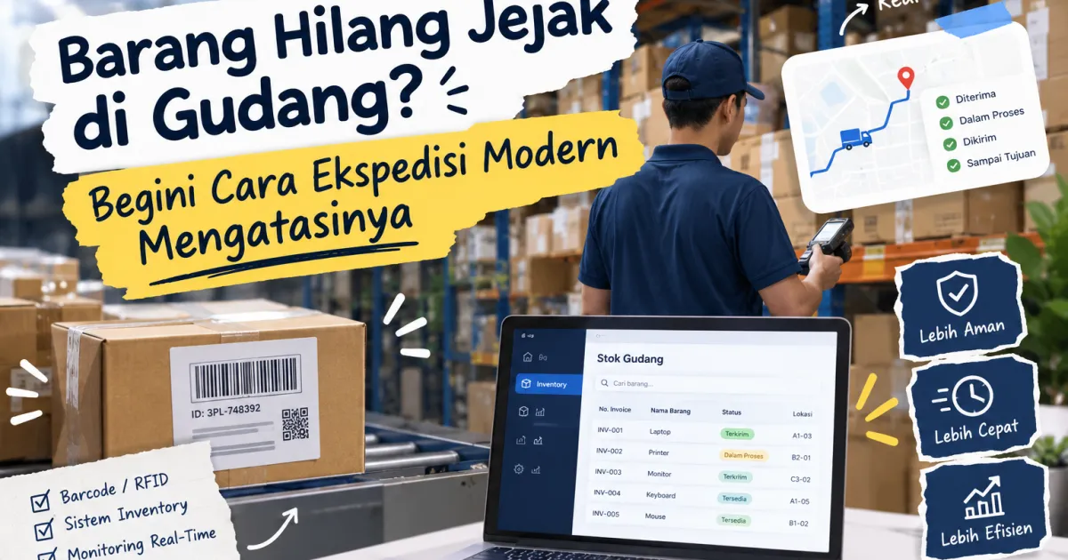 Barang Hilang Jejak di Gudang? Begini Cara Ekspedisi Modern Mengatasinya