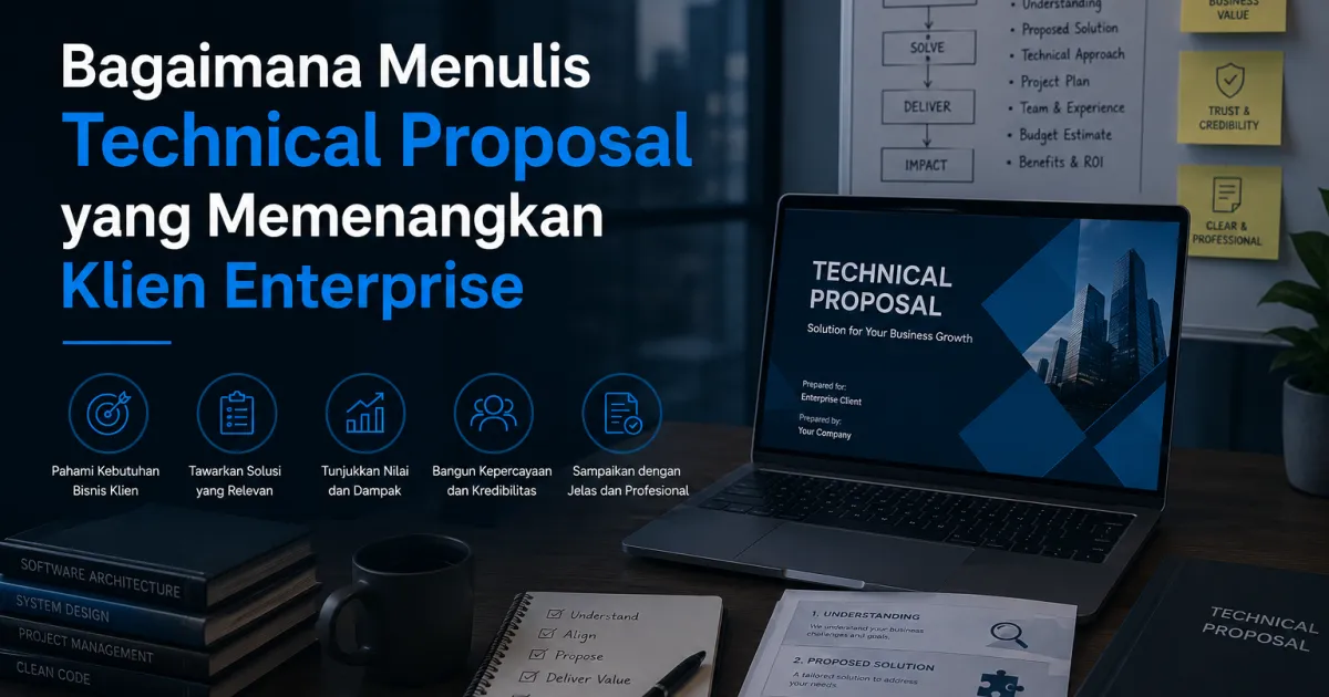 Bagaimana Menulis Technical Proposal yang Memenangkan Klien Enterprise