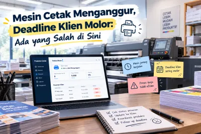Mesin Cetak Menganggur, Deadline Klien Molor: Ada yang Salah di Sini