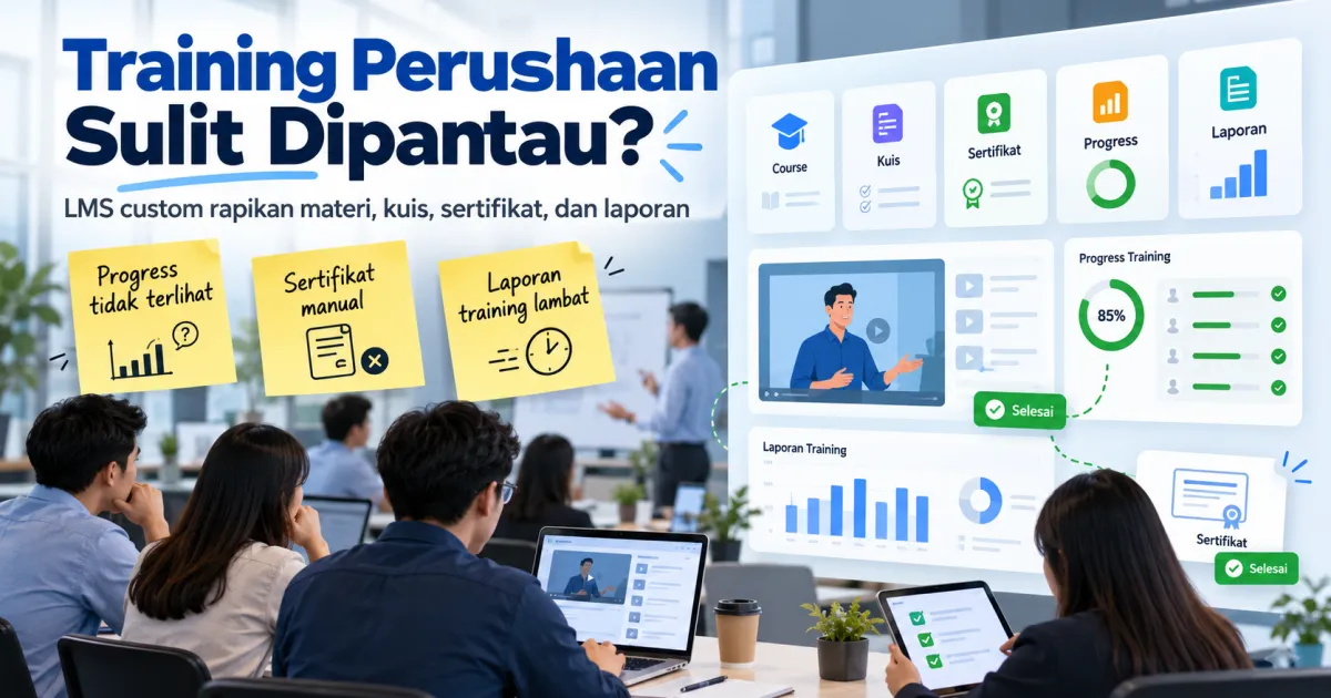 LMS Custom untuk Training Perusahaan dan Institusi