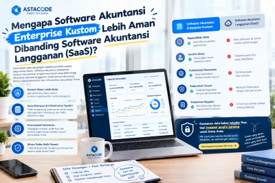 Mengapa Software Akuntansi Enterprise Kustom Lebih Aman Dibanding Software Akuntansi Langganan (SaaS)?