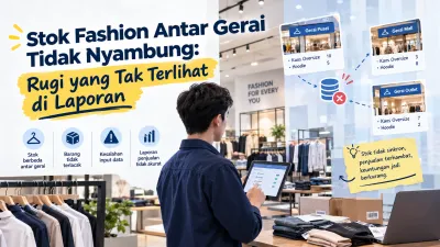 Stok Fashion Antar Gerai Tidak Nyambung: Rugi yang Tak Terlihat di Laporan