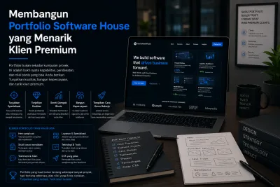 Membangun Portfolio Software House yang Menarik Klien Premium