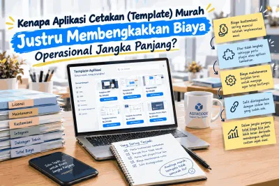 Kenapa Aplikasi Cetakan (Template) Murah Justru Membengkakkan Biaya Operasional Jangka Panjang?