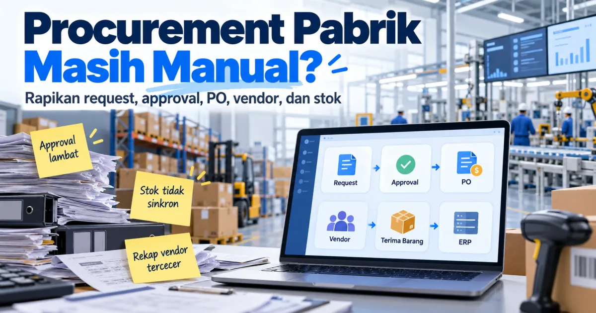Sistem Procurement Pabrik: Alur, Fitur, dan Integrasi ERP
