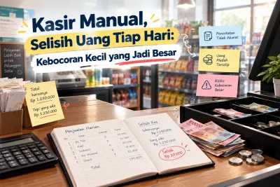 Kasir Manual, Selisih Uang Tiap Hari: Kebocoran Kecil yang Jadi Besar