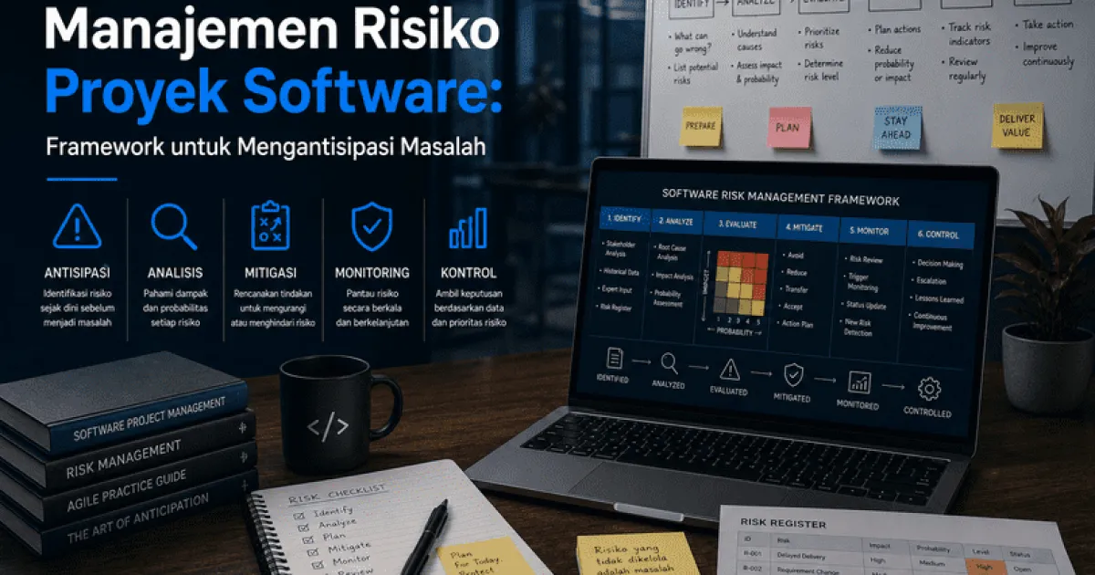 Manajemen Risiko Proyek Software: Framework untuk Mengantisipasi Masalah