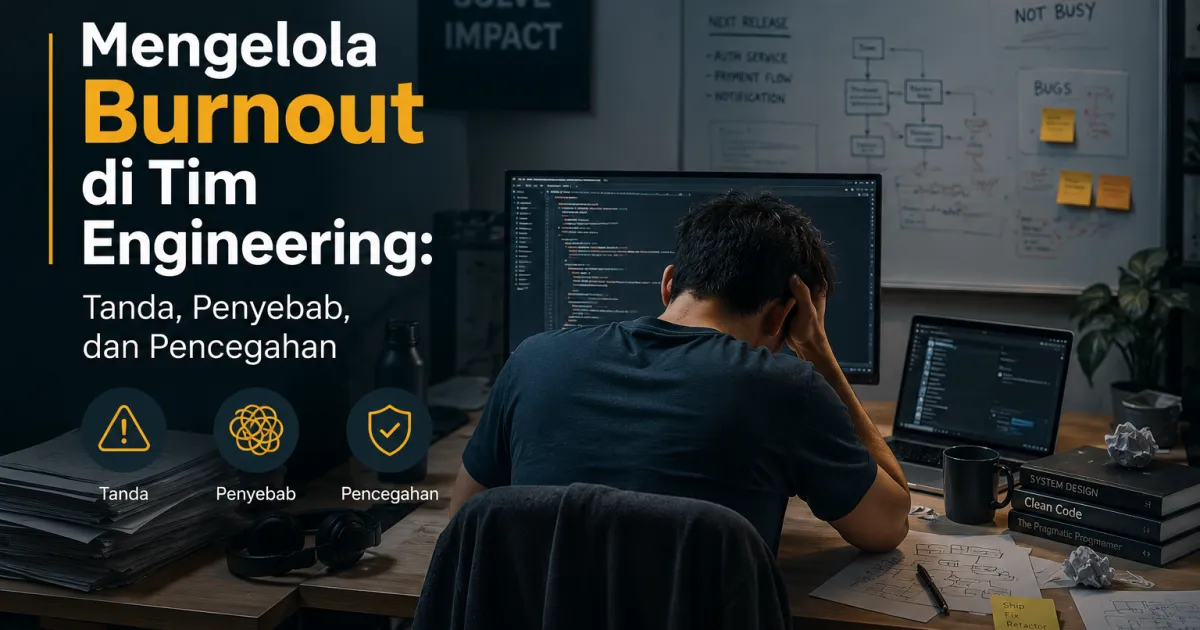 Mengelola Burnout di Tim Engineering: Tanda, Penyebab, dan Pencegahan