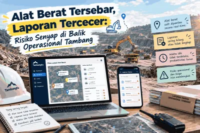 Alat Berat Tersebar, Laporan Tercecer: Risiko Senyap di Balik Operasional Tambang