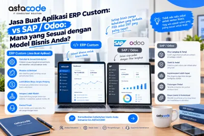 Jasa Buat Aplikasi ERP Custom vs ERP Siap Pakai: Mana yang Sesuai dengan Model Bisnis Anda?