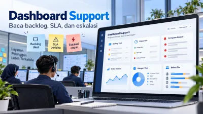 Dashboard Support untuk Membaca Kinerja Layanan Pelanggan