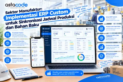 Sektor Manufaktur: Implementasi ERP Custom untuk Sinkronisasi Jadwal Produksi dan Bahan Baku
