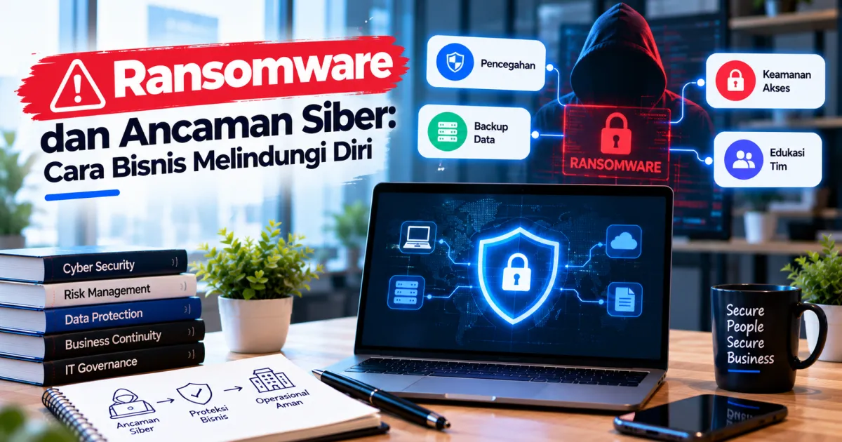 Ransomware dan Ancaman Siber: Cara Bisnis Melindungi Diri