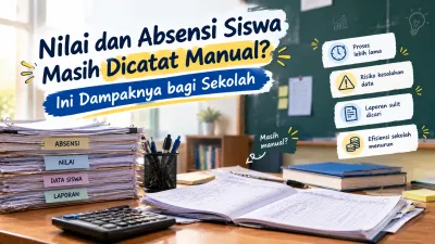 Nilai dan Absensi Siswa Masih Dicatat Manual? Ini Dampaknya bagi Sekolah