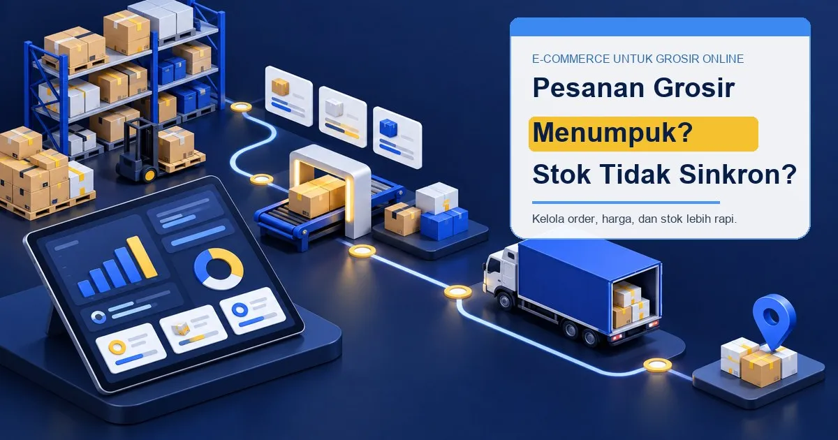 Pesanan Grosir Menumpuk, Stok Tidak Sinkron: Siapa yang Mengawasi?
