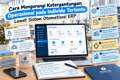 Cara Mengurangi Ketergantungan Operasional pada Individu Tertentu Lewat Sistem Otomatisasi ERP