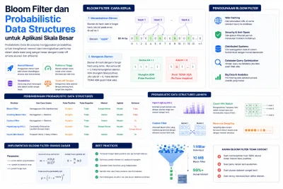 Bloom Filter dan Probabilistic Data Structures untuk Aplikasi Skala Besar