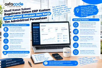 Studi Kasus Sukses: Bagaimana Sistem ERP Kustom Menghemat Ratusan Jam Kerja Tim Administrasi Perusahaan