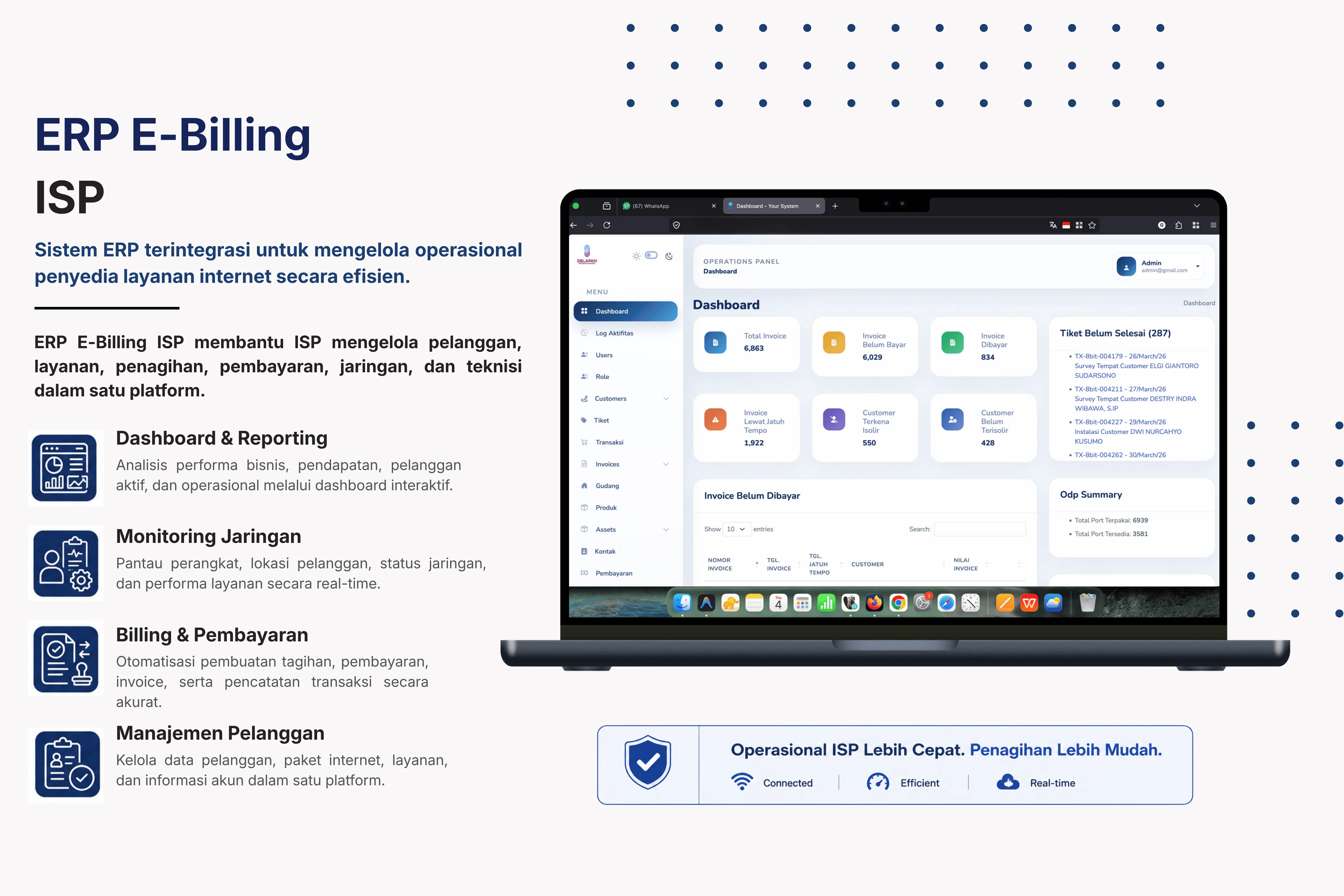 ERP E-Billing ISP — tampilan 2