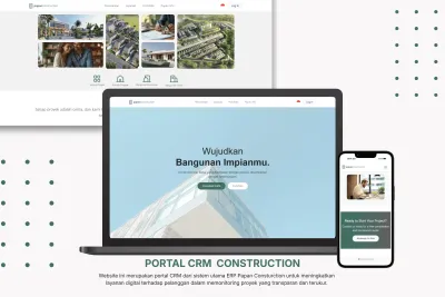 Portal CRM Construction - Papan