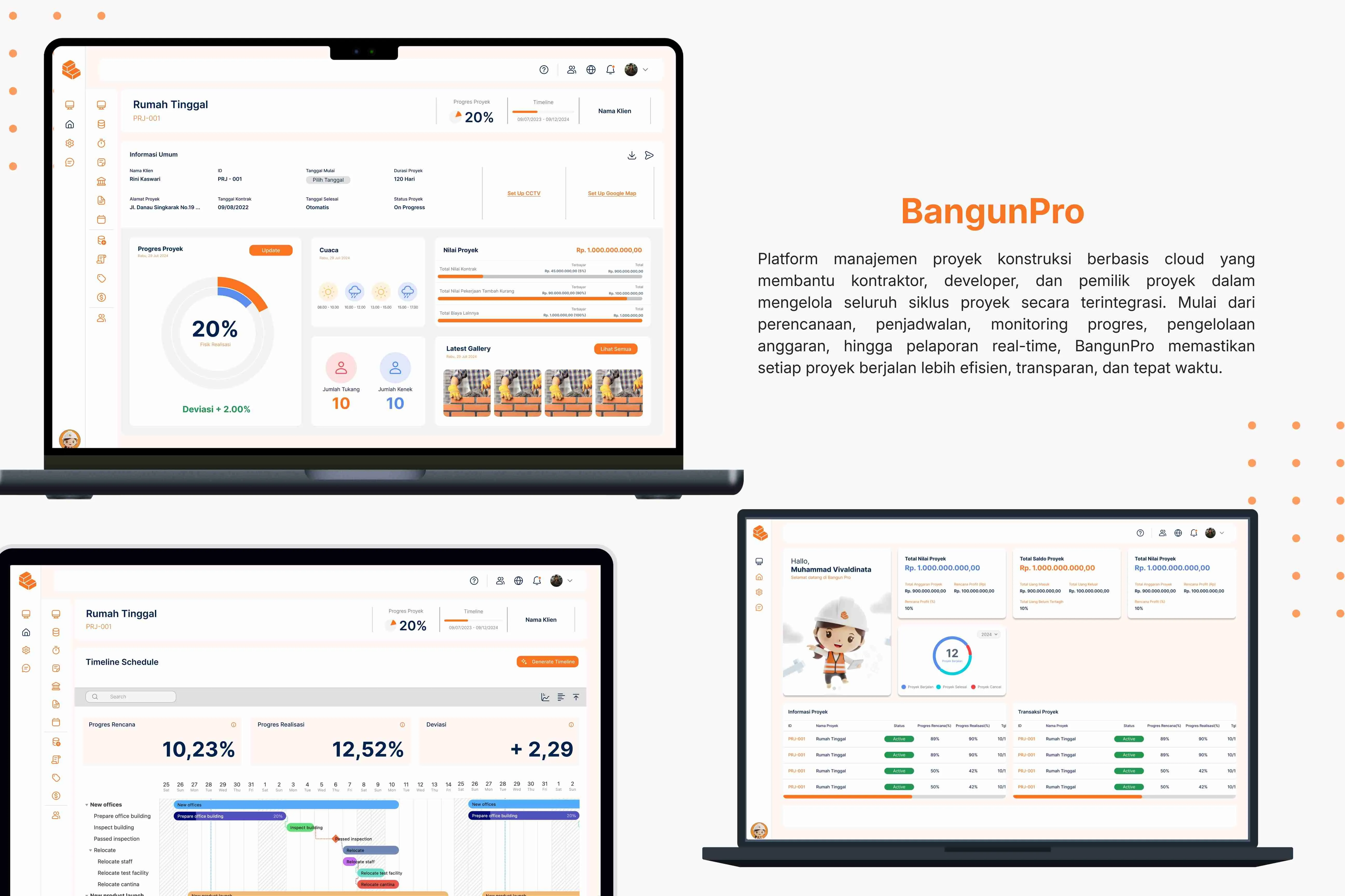 BangunPro – ERP Konstruksi & Manajemen Proyek — tampilan 2