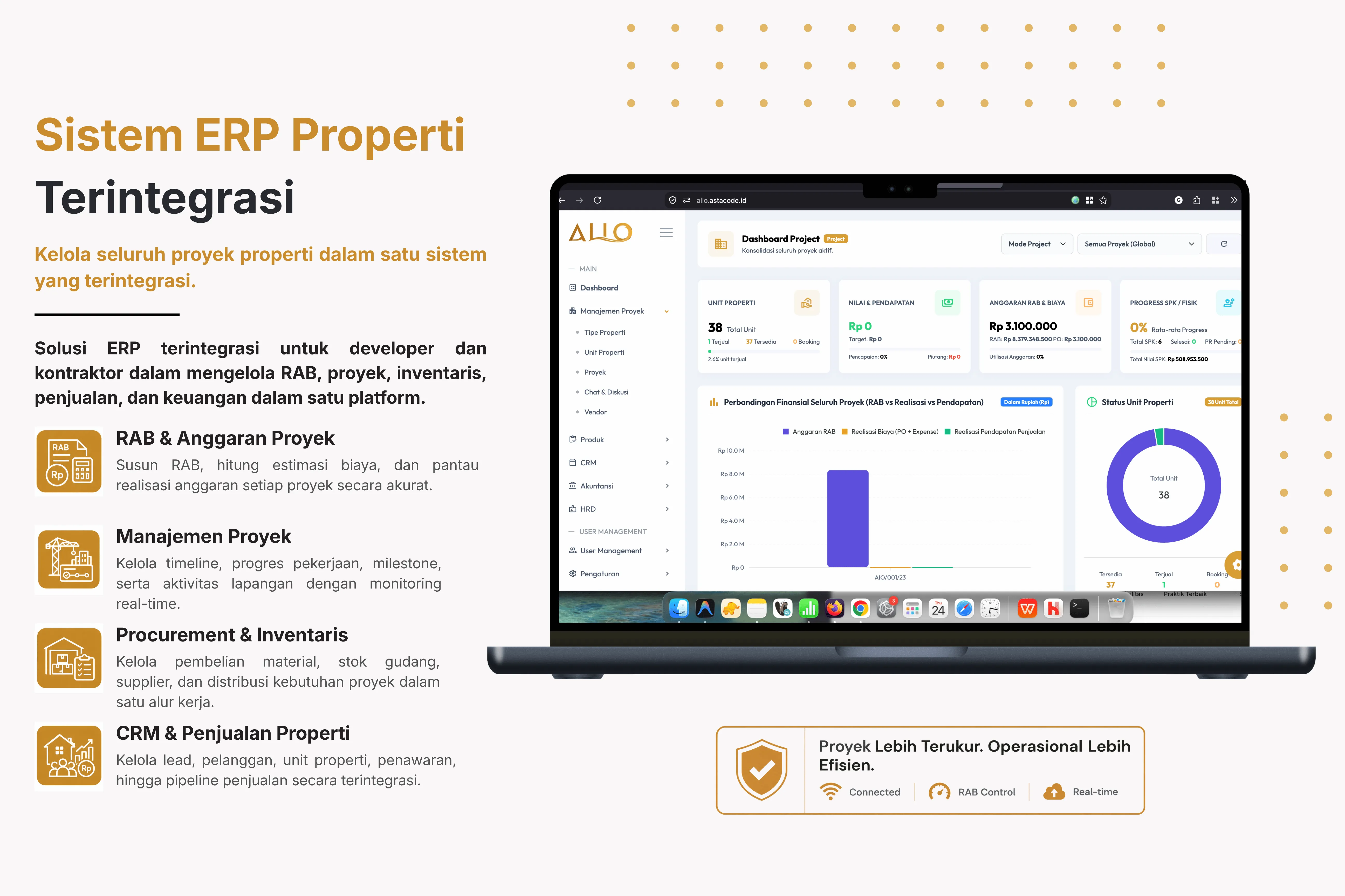 ALIO – Sistem ERP Properti Terintegrasi — tampilan 2