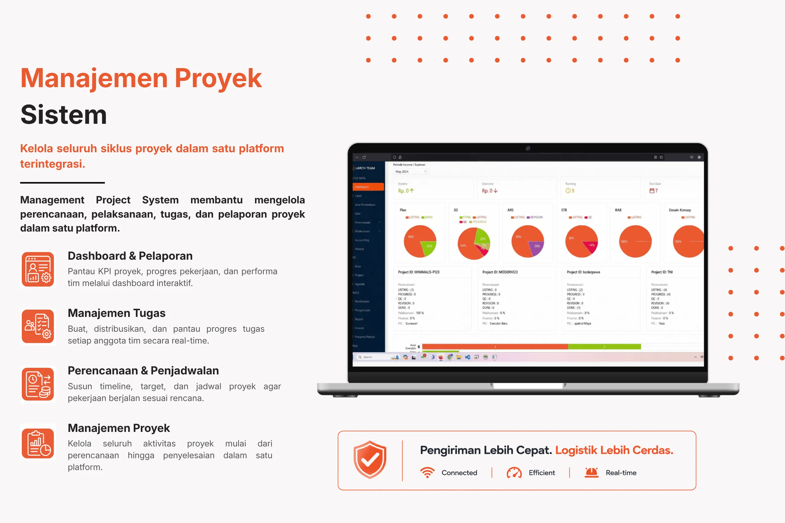 Management Project System — tampilan 2