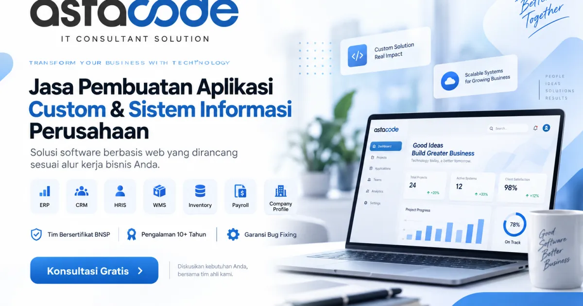 Jasa Pembuatan Aplikasi ERP Custom di Jawa Barat