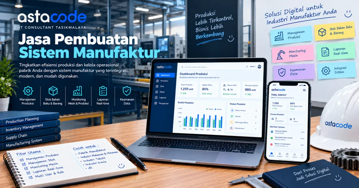 Jasa Pembuatan Sistem Manufaktur