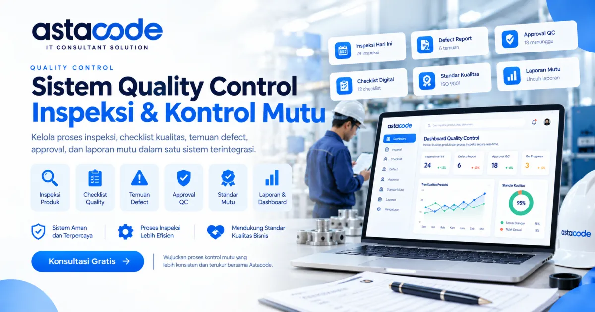 Sistem Quality Control untuk Inspeksi & Kontrol Mutu