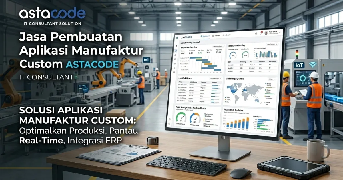 Jasa Pembuatan Aplikasi Manufaktur Custom
