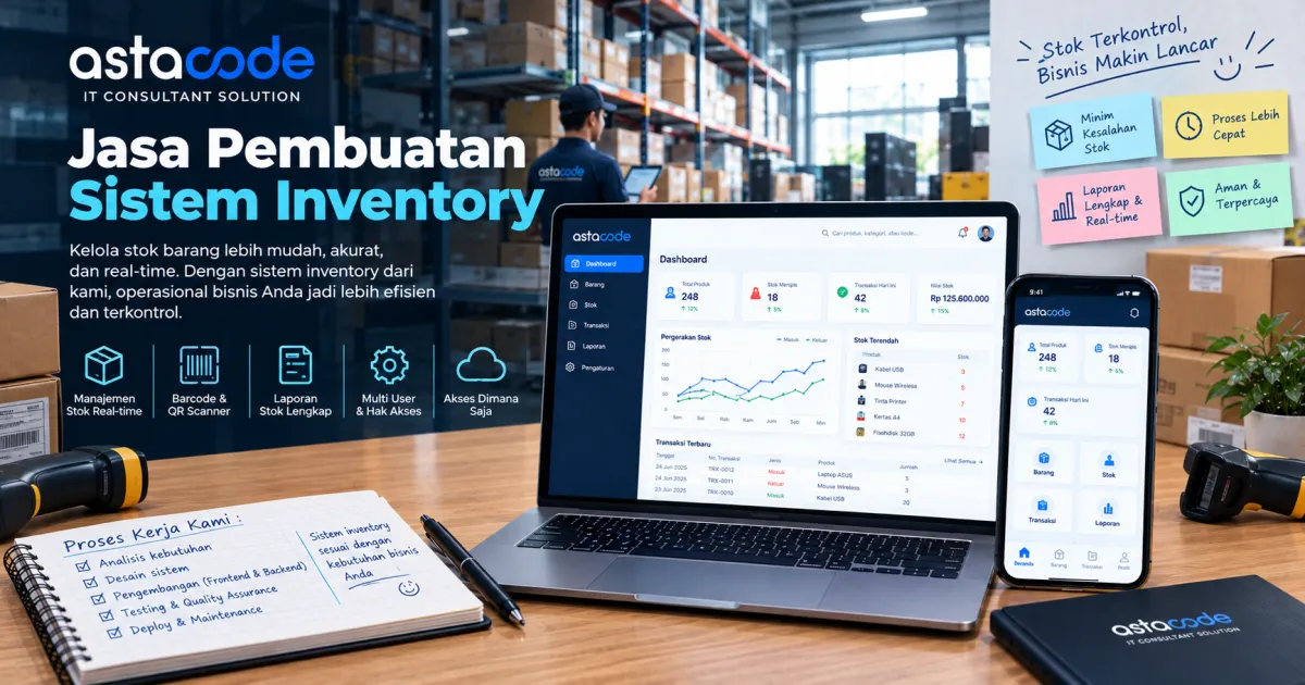 Jasa Pembuatan Sistem Inventory