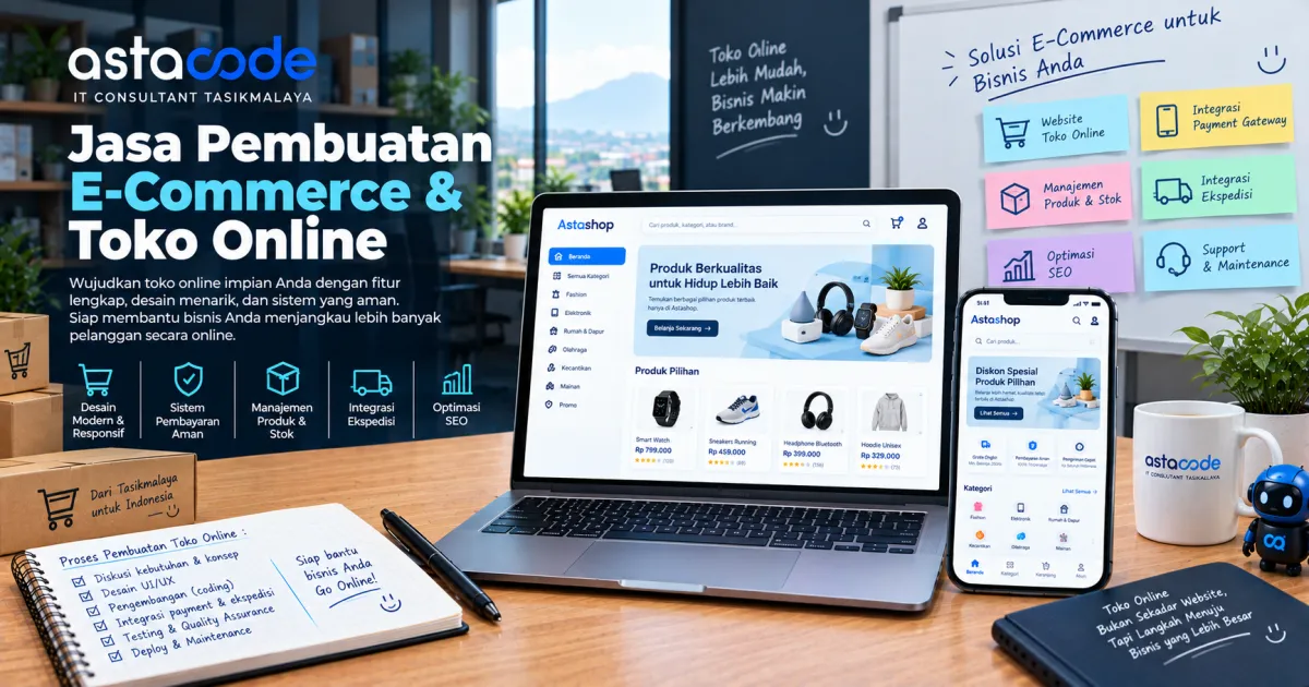 Jasa Pembuatan E-Commerce & Toko Online