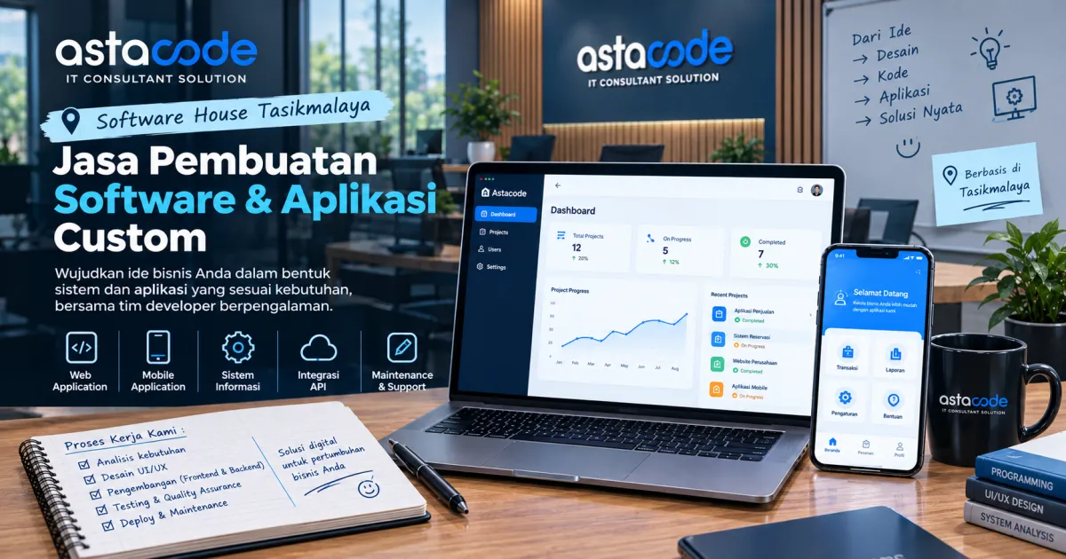 Software House Tasikmalaya - Jasa Pembuatan Software & Aplikasi Custom