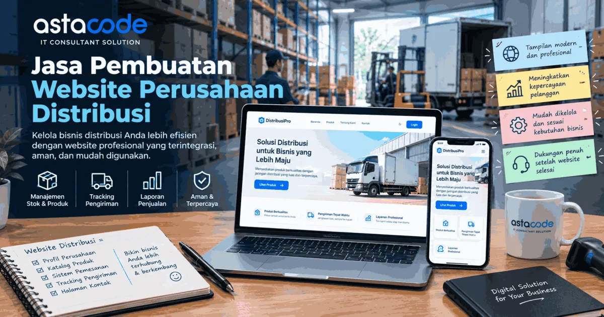 Jasa Pembuatan Website Perusahaan Distribusi